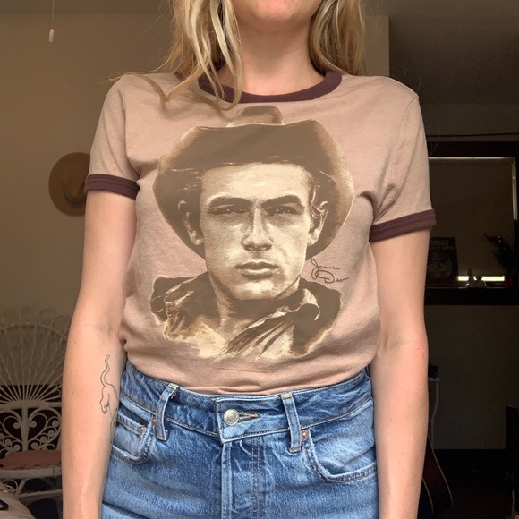 Vintage James Dean Fitted Tshirt - Picture 3 of 3